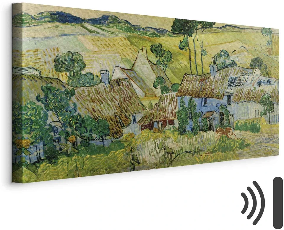 Paveikslas Vincent van Gogh - Ūkiai prie Overo