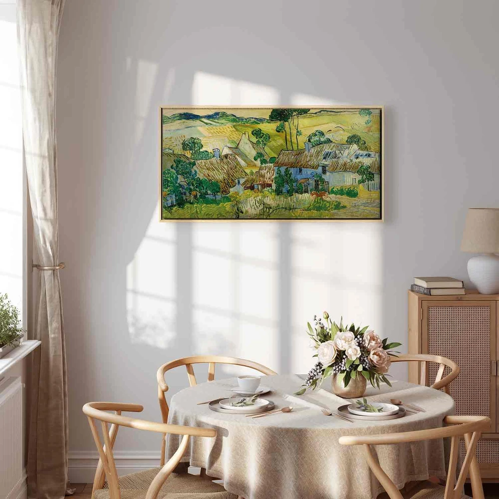 Paveikslas Vincent van Gogh - Ūkiai prie Overo