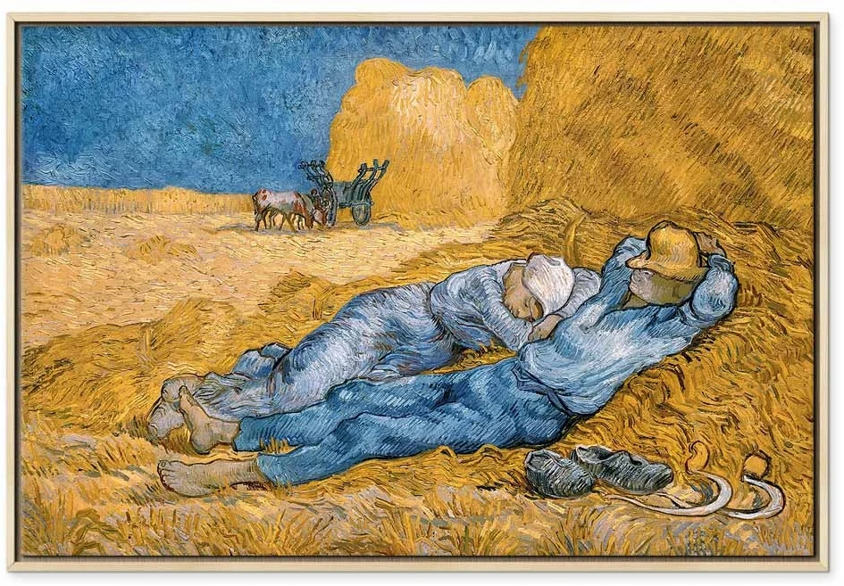 Paveikslas Vincent van Gogh - Vidurdienio poilsis po darbo