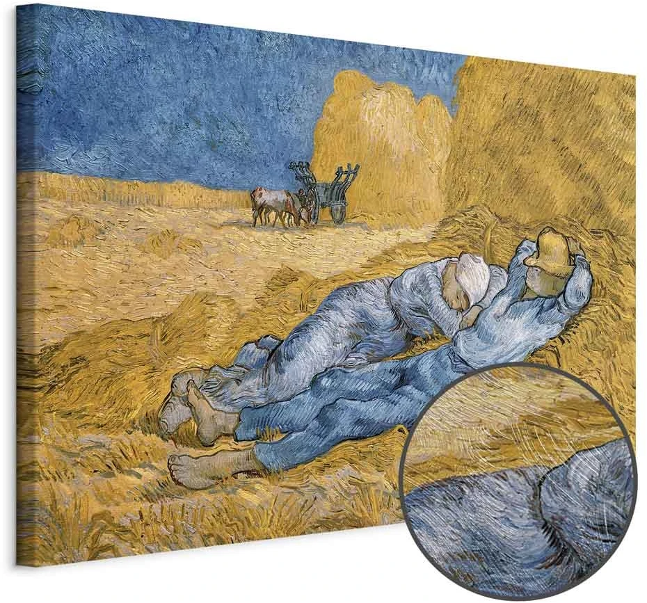 Paveikslas Vincent van Gogh - Vidurdienio poilsis po darbo
