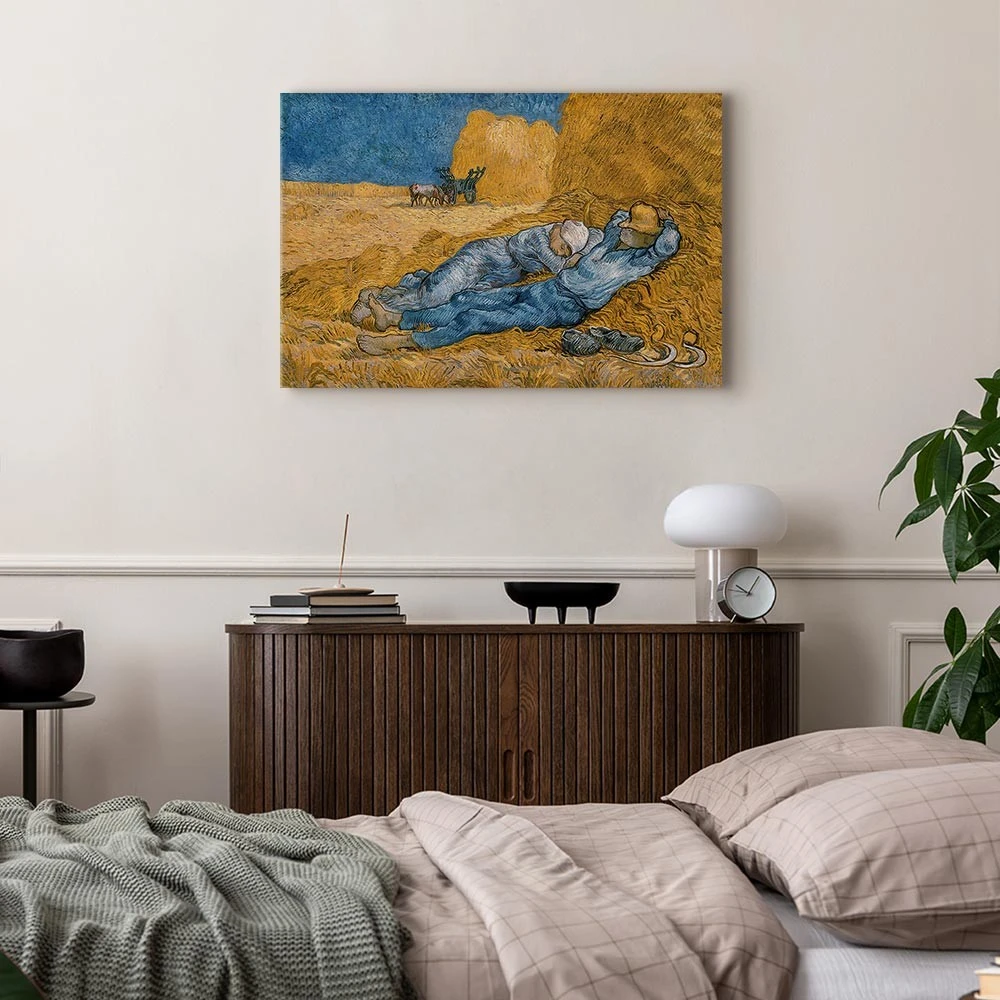 Paveikslas Vincent van Gogh - Vidurdienio poilsis po darbo