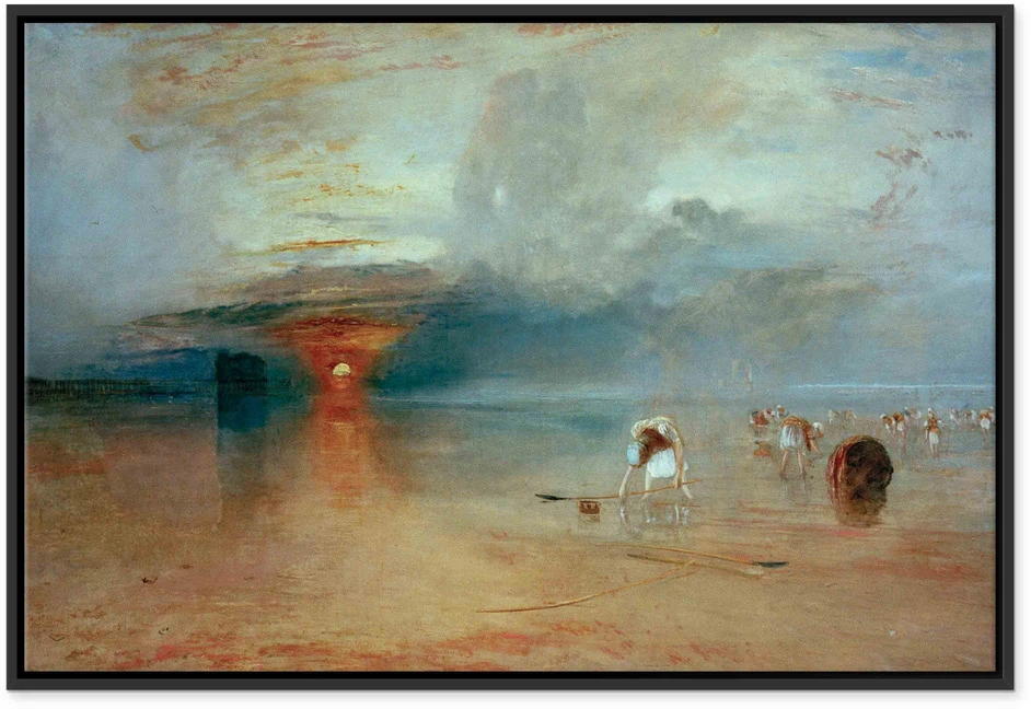 Paveikslas William Turner - Kalė pakrantė atoslūgio metu