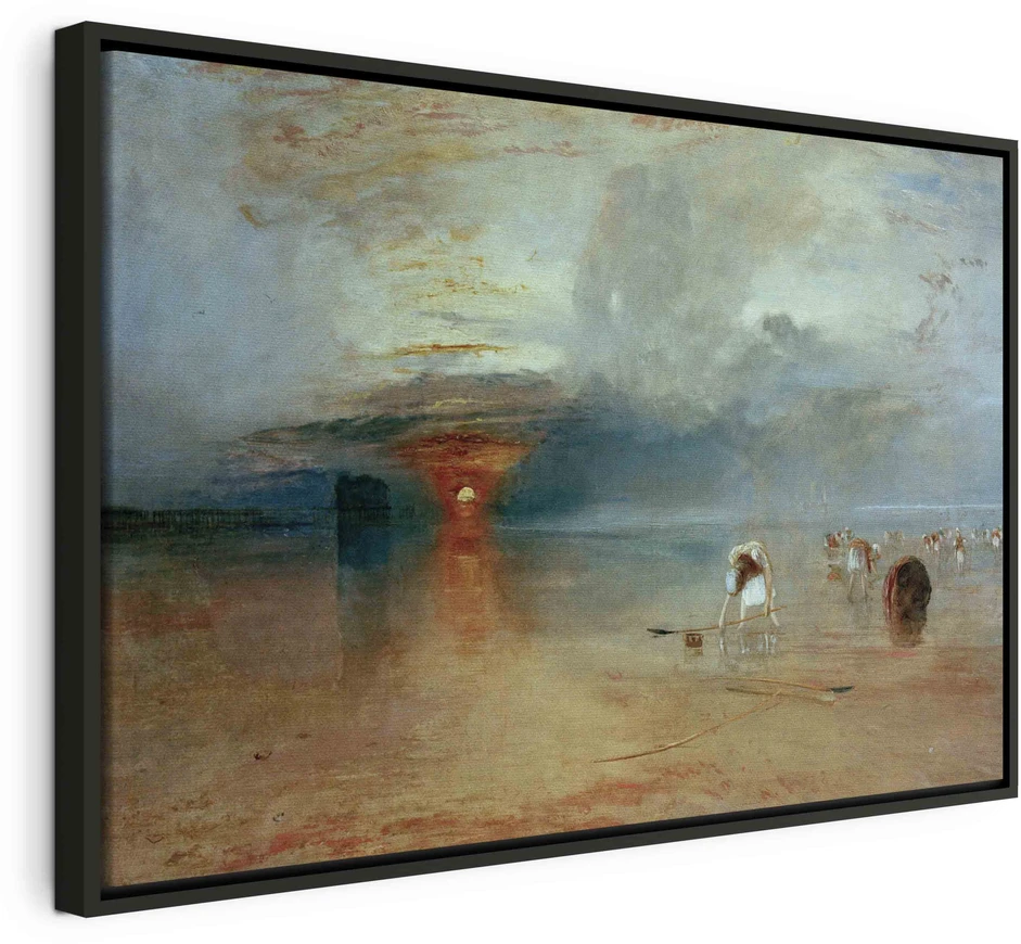 Paveikslas William Turner - Kalė pakrantė atoslūgio metu