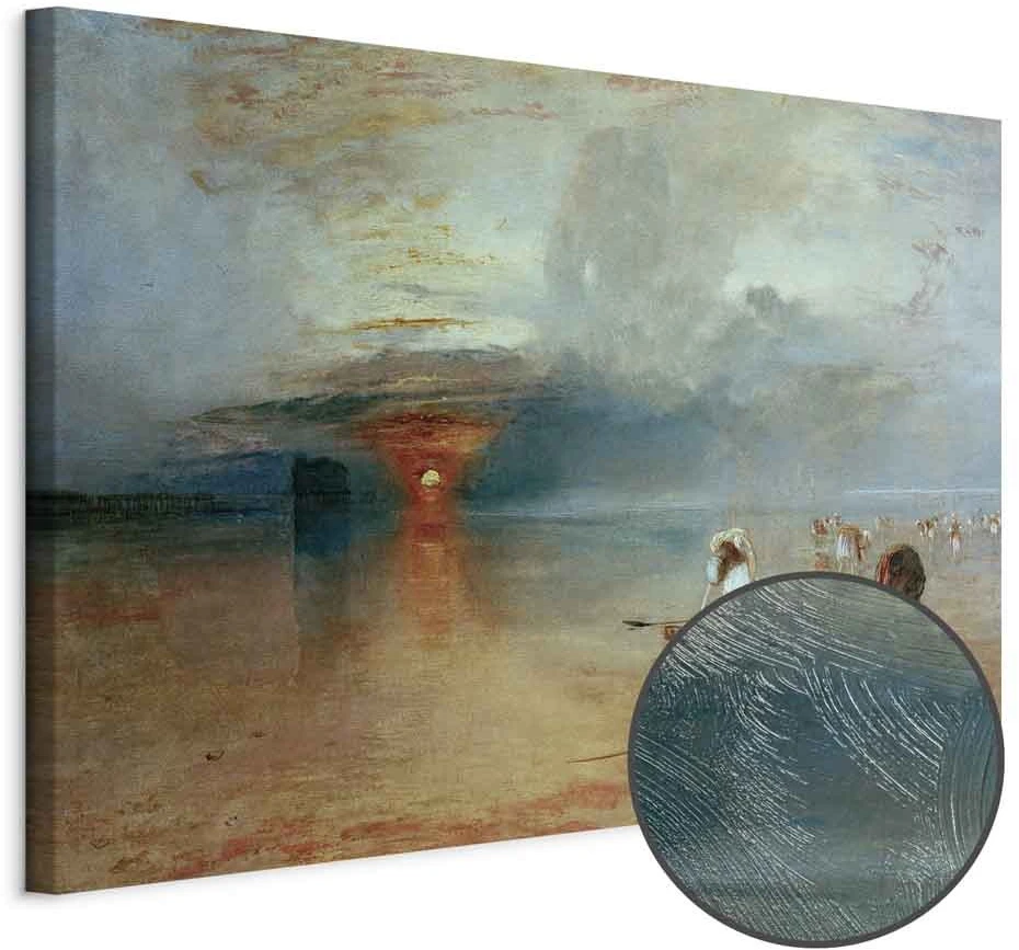 Paveikslas William Turner - Kalė pakrantė atoslūgio metu
