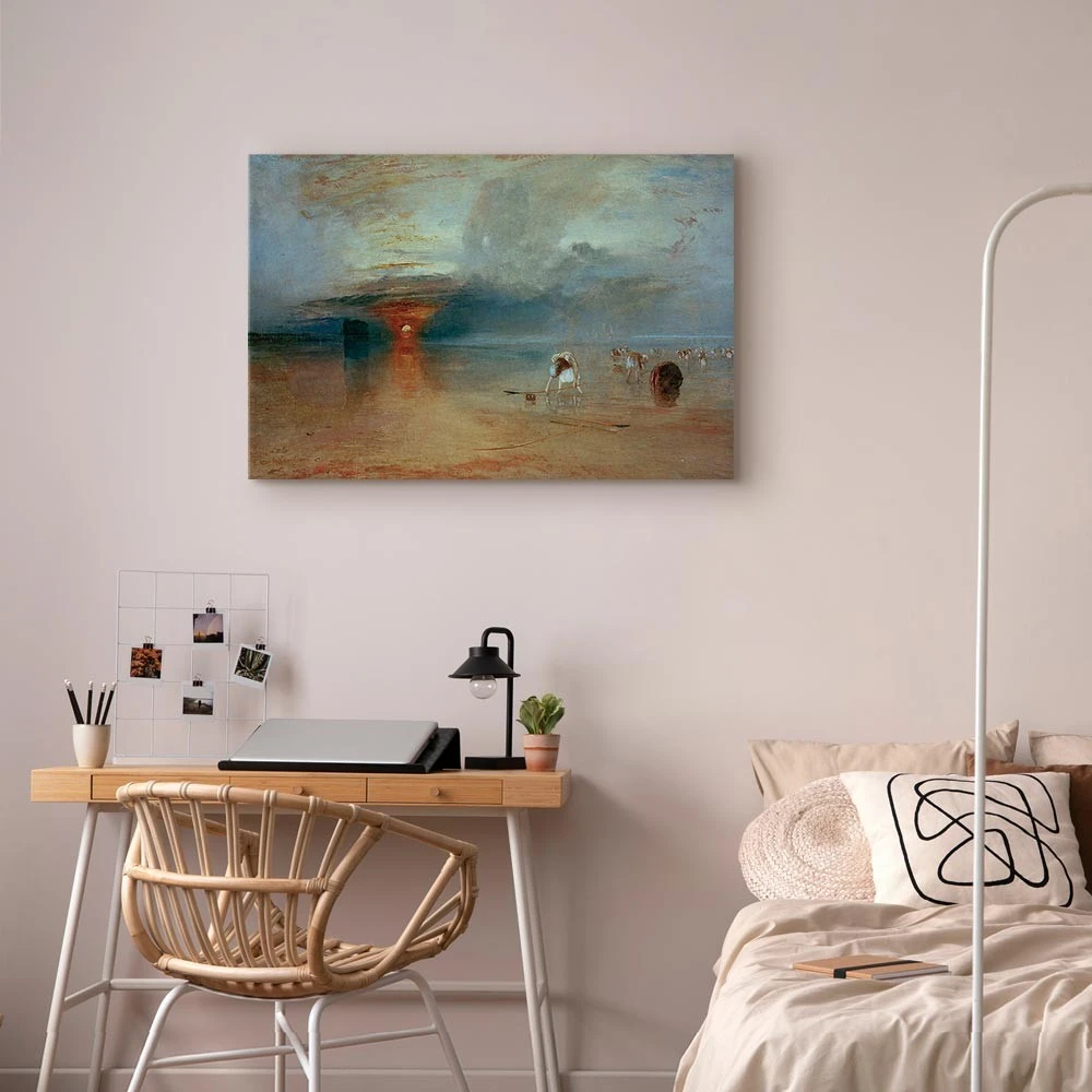 Paveikslas William Turner - Kalė pakrantė atoslūgio metu