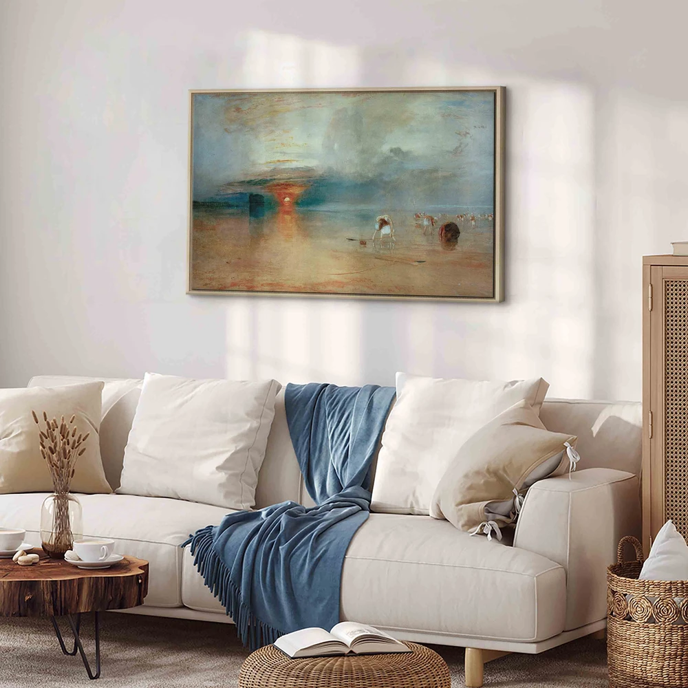 Paveikslas William Turner - Kalė pakrantė atoslūgio metu