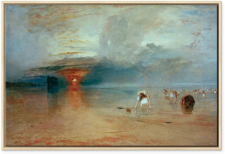 Paveikslas William Turner - Kalė pakrantė atoslūgio metu