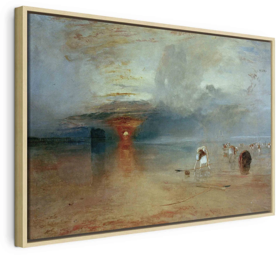 Paveikslas William Turner - Kalė pakrantė atoslūgio metu