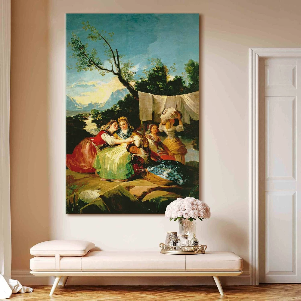 Paveikslas XXL Francisco Goya - Skalbejos
