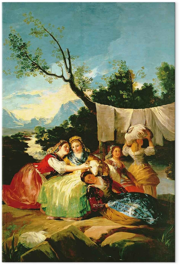 Paveikslas XXL Francisco Goya - Skalbejos