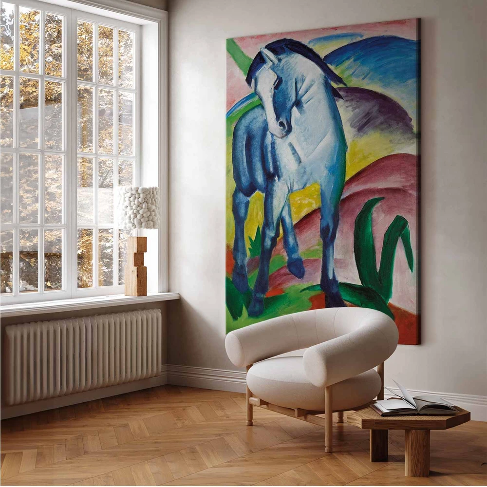 Paveikslas XXL Franz Marc - Mėlynasis arklys