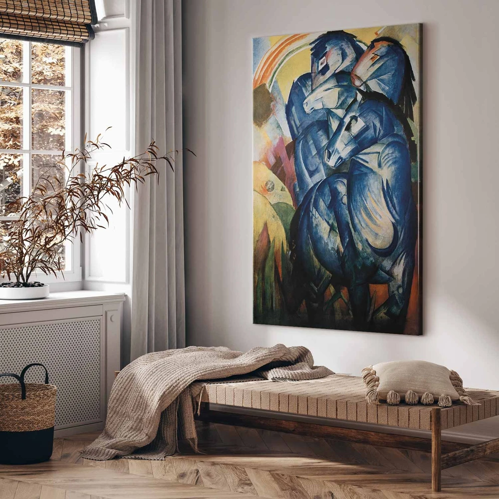 Paveikslas XXL Franz Marc - Mėlynųjų arklių bokštas