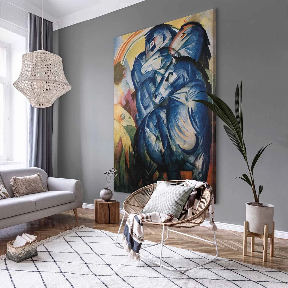 Paveikslas XXL Franz Marc - Mėlynųjų arklių bokštas