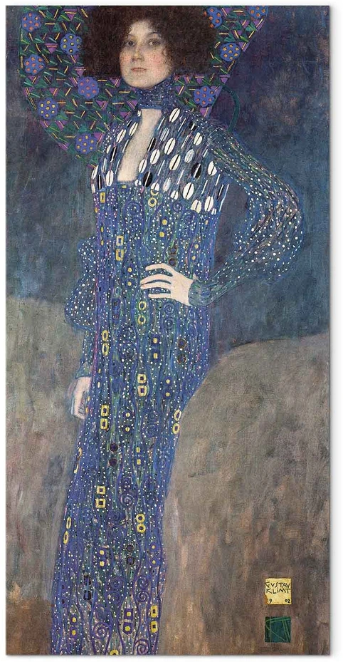 Paveikslas XXL Gustav Klimt - Emilie Flöge portretas