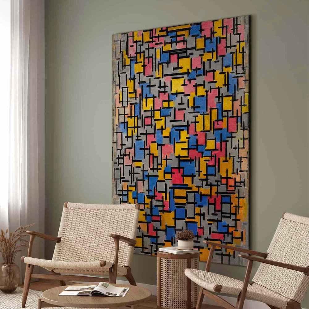 Paveikslas XXL Piet Mondrian - Kompozicija