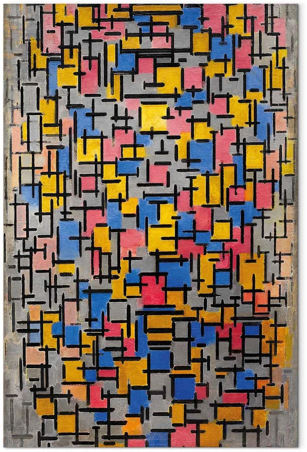 Paveikslas XXL Piet Mondrian - Kompozicija