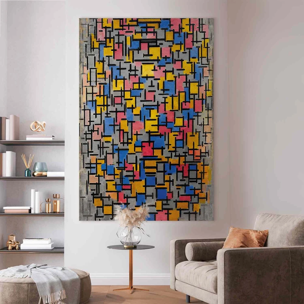 Paveikslas XXL Piet Mondrian - Kompozicija