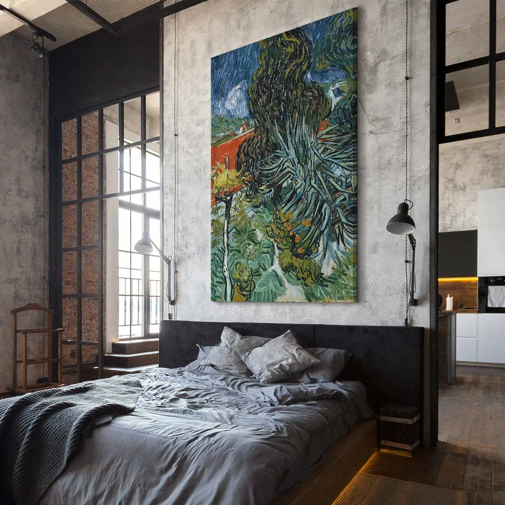 Paveikslas XXL Vincent van Gogh - Daktaro Gachet sodas Overe