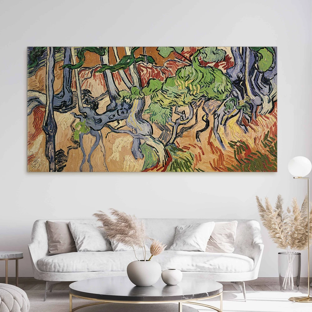 Paveikslas XXL Vincent van Gogh - Medžių šaknys