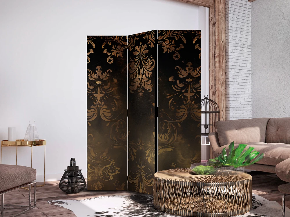 Pertvara - Barokiniai ornamentai su patina - aukso ir bronzos retro motyvas - 3 dalių