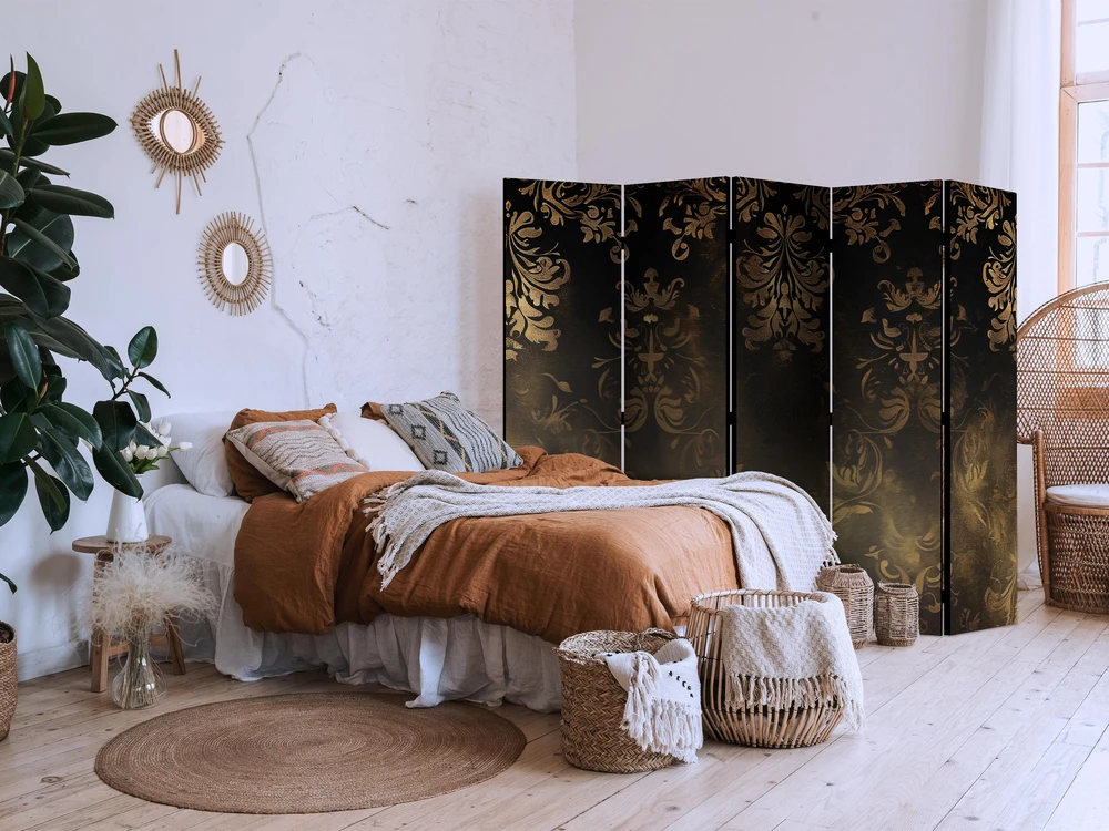 Pertvara - Barokiniai ornamentai su patina - aukso ir bronzos retro motyvas - 5 dalių