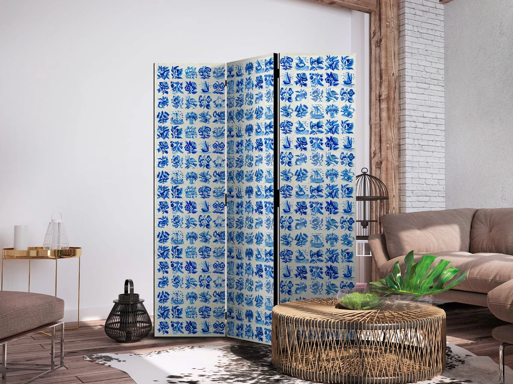 Pertvara - Keraminės plytelės - tradicinės portugališkos mėlynos azulejo plytelės - 3 dalių