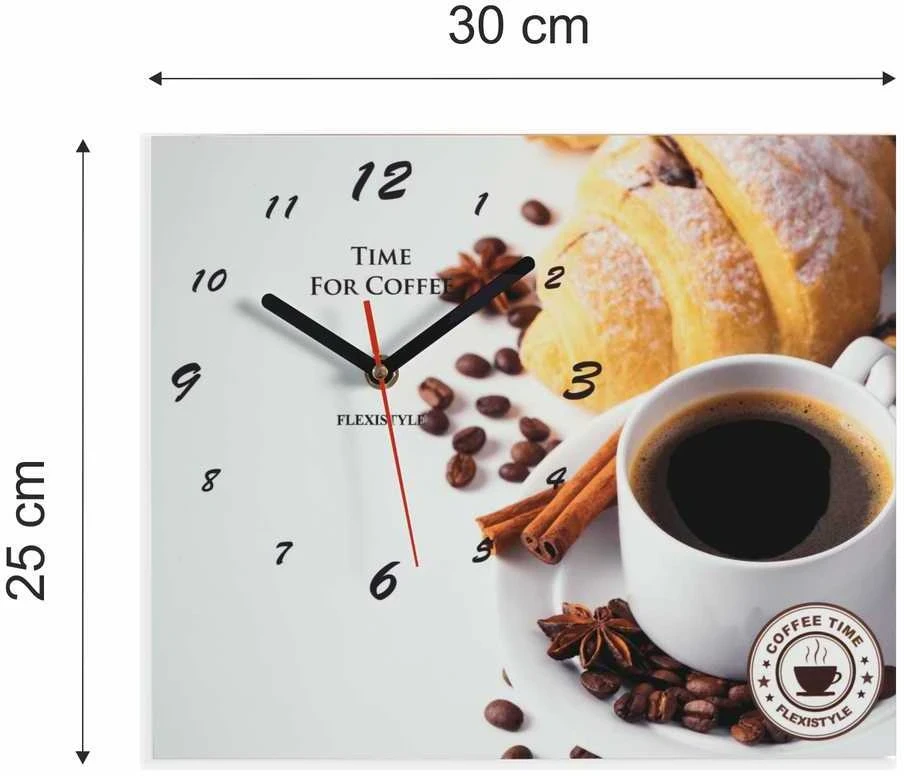 Sieninis laikrodis su spauda - Laikas kavai 7 (PASKUTINIS)