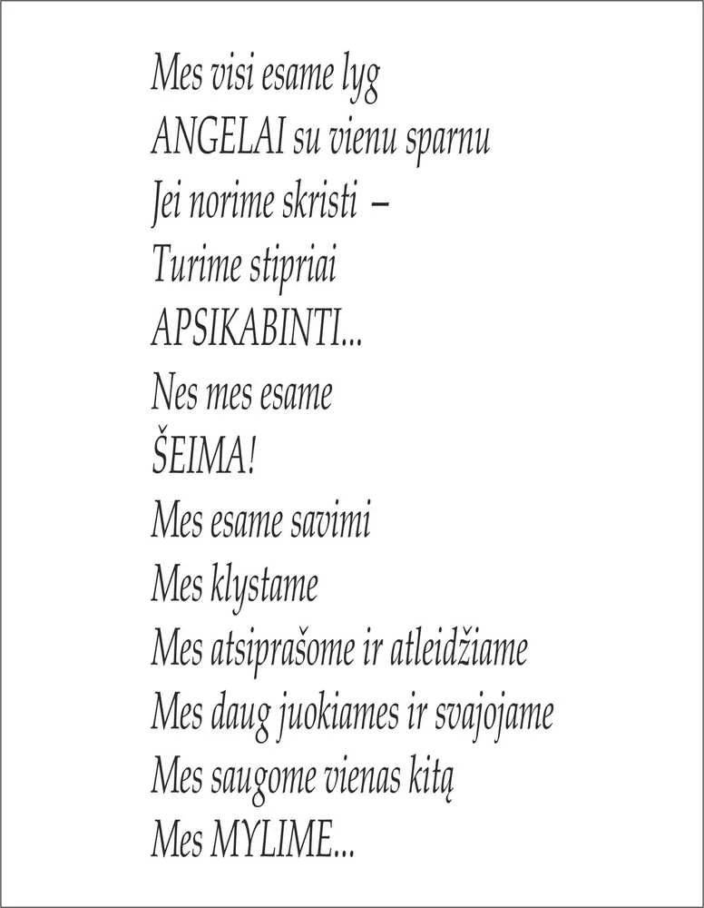 Sienų lipdukas Angelai