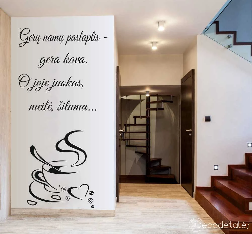 Sienų lipdukas "Gerų namų paslaptis"