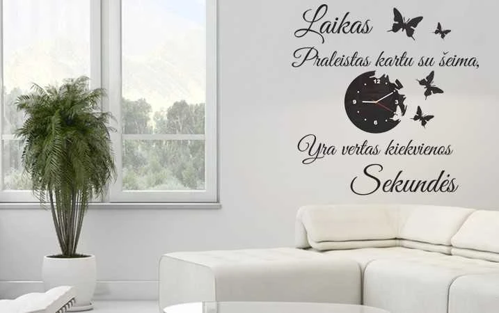 Sienų lipdukas "Laikas praleistas kartu"