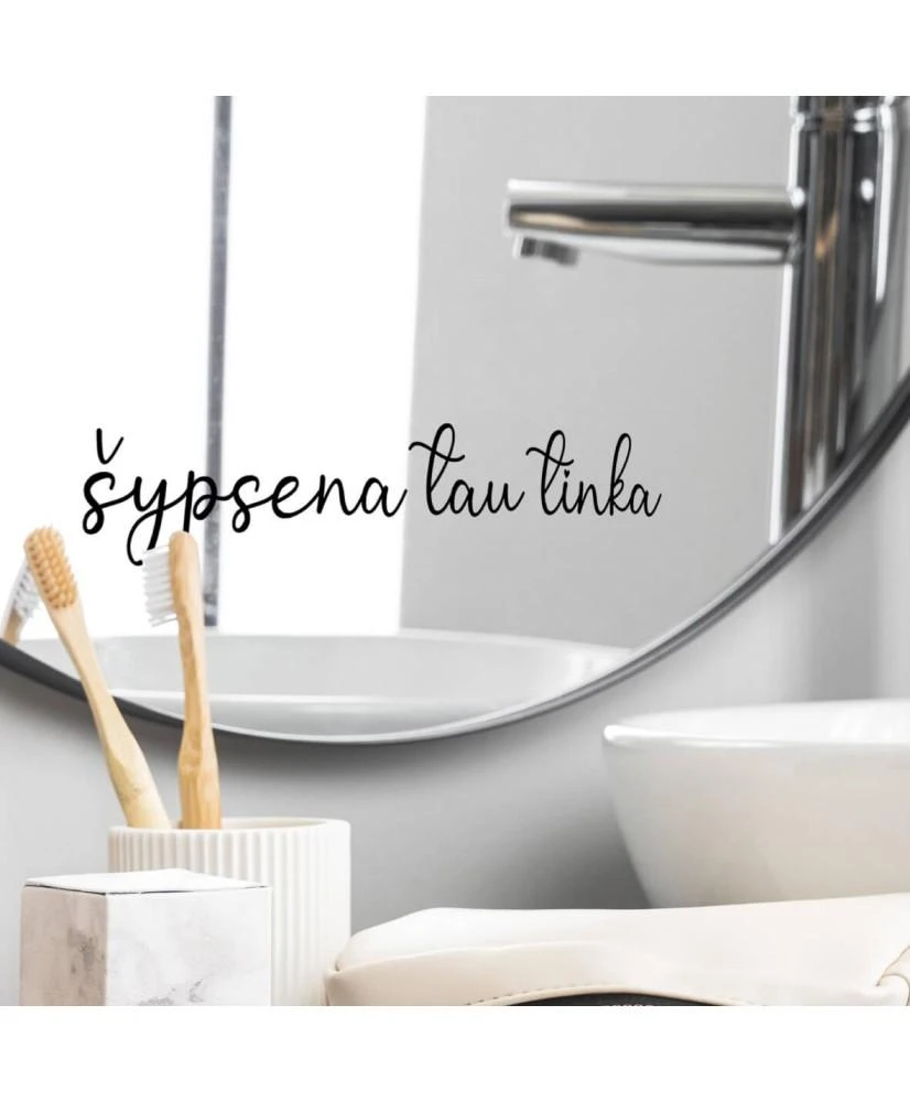 Sienų lipdukas Šypsena tau tinka