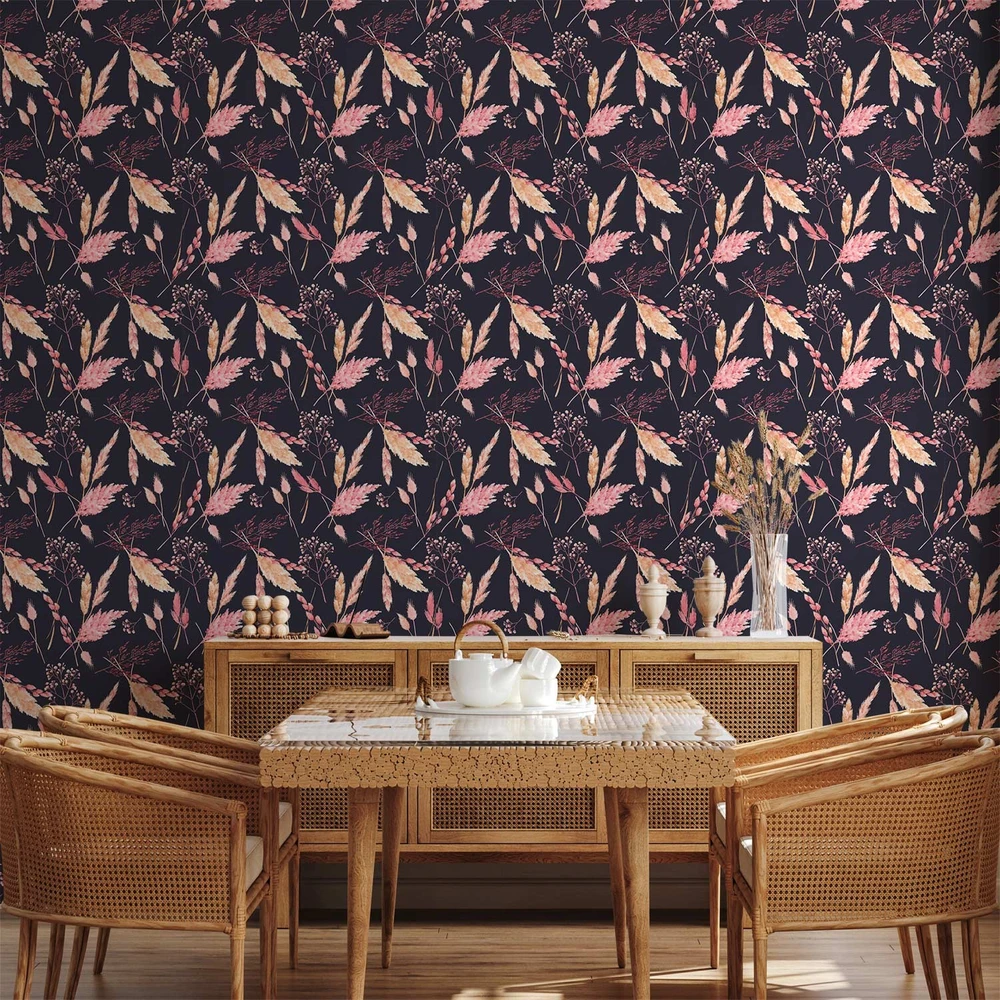 Tapetai - Rožinės žolės