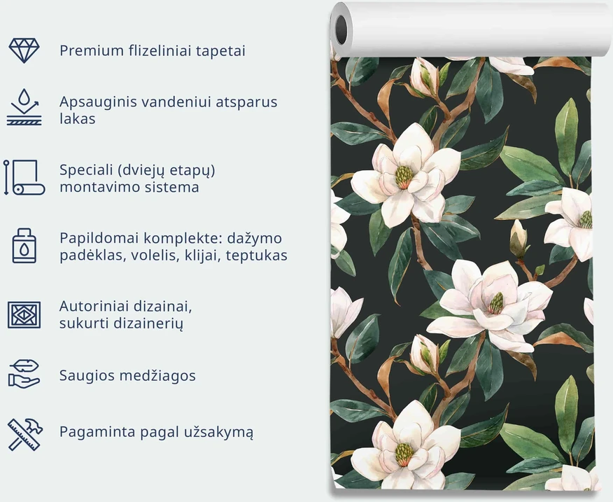 Tapetai - Senas grindų raštas