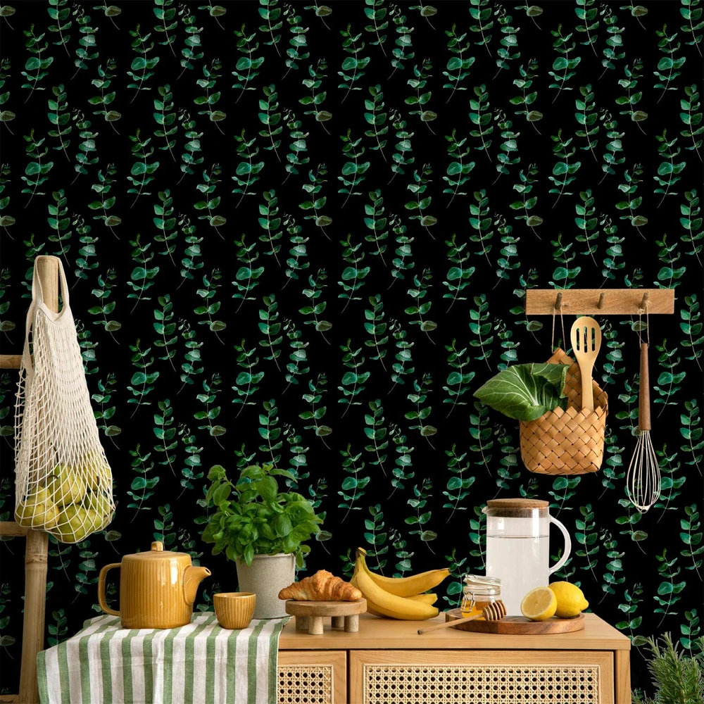 Tapetai - Smaragdinė elegancija