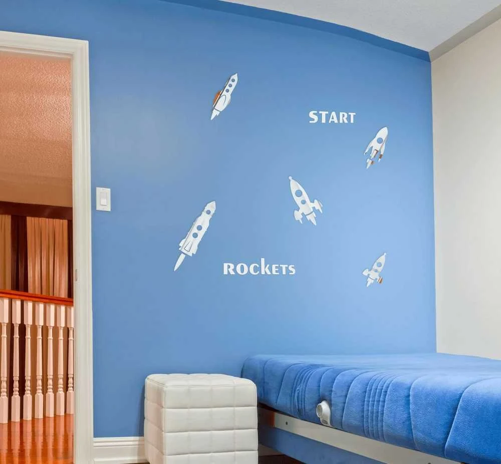 Veidrodinė dekoracija "Raketos" (PASKUTINIS)