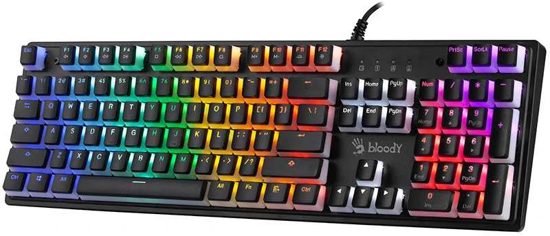 Klaviatūra A4Tech Bloody S510R pudingas (Mėlyna Switch)