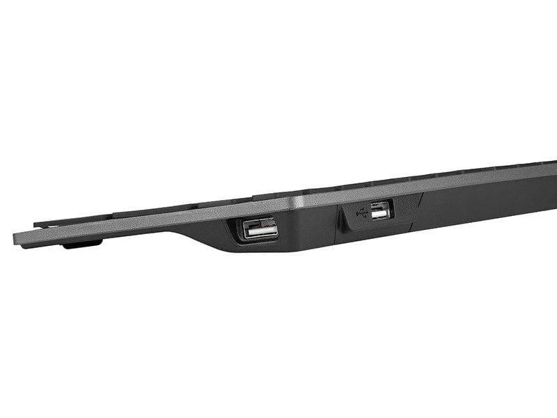 Klaviatūra žaidimams A4Tech Fstyler FX60H su laidu membraninė su pašvietimu pilka