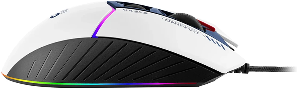 Pelė Myszka žaidimams A4Tech Bloody W95Max Sports Navy su laidu 12000 dpi optinė balta