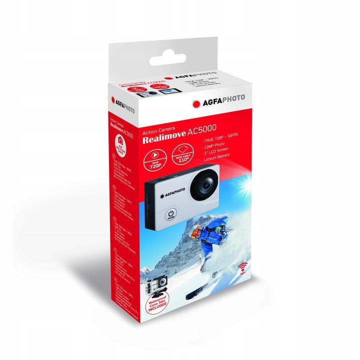 AgfaPhoto Agfa Photo AC5000 Realimove Cam HD 720p 12MP WiFi LCD Sidabrinis