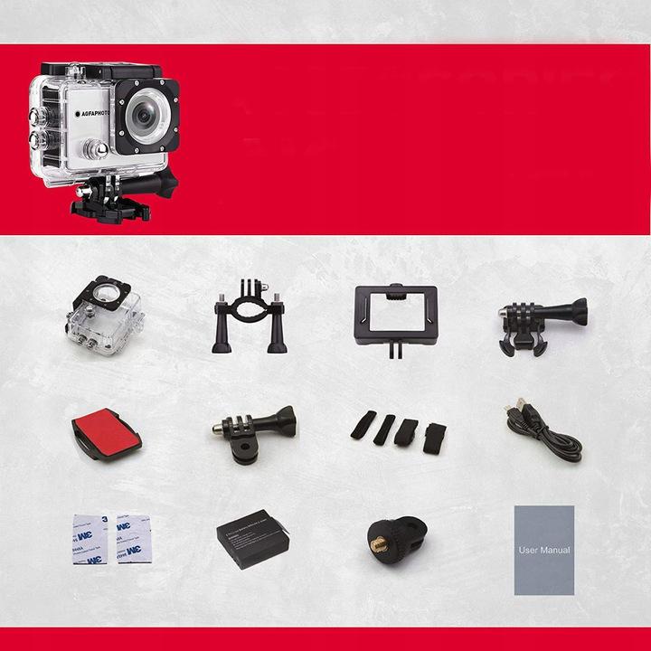 AgfaPhoto Agfa Photo AC5000 Realimove Cam HD 720p 12MP WiFi LCD Sidabrinis