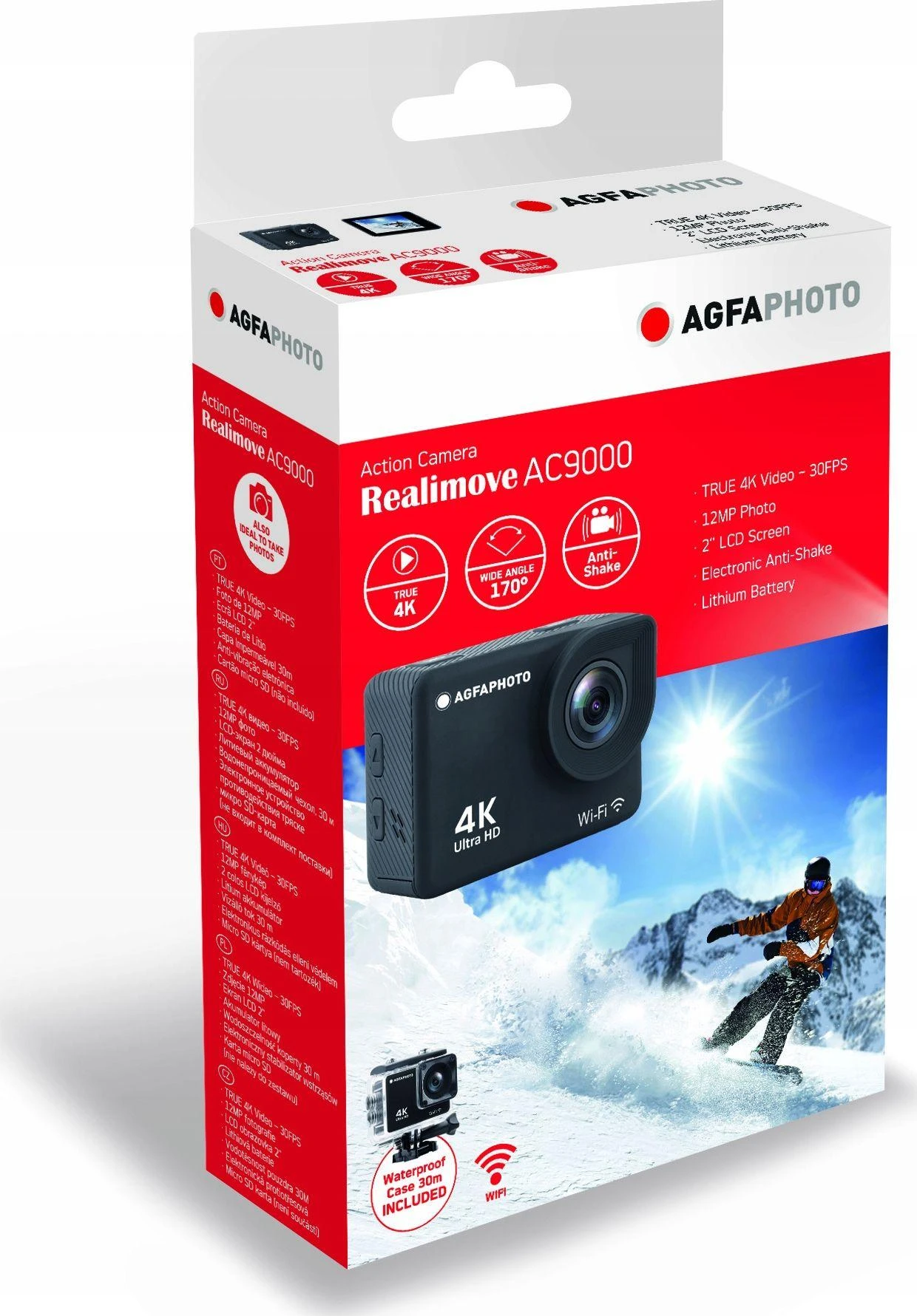 AgfaPhoto Agfa Photo AC9000 Realimove Cam 4K Juodas