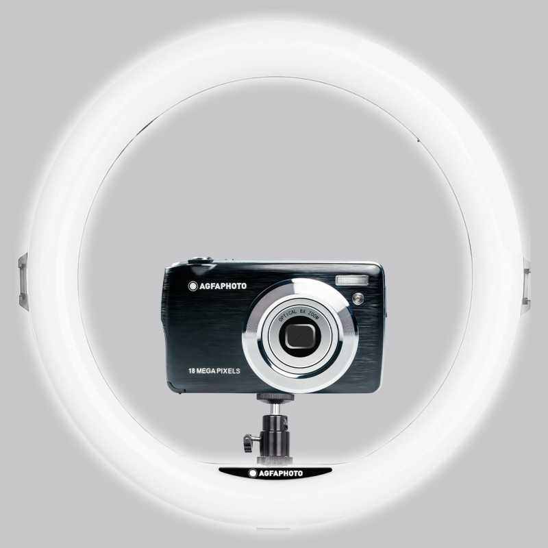 Žibintas AgfaPhoto LED šviesos žiedas 11 + Tripod + Pilot