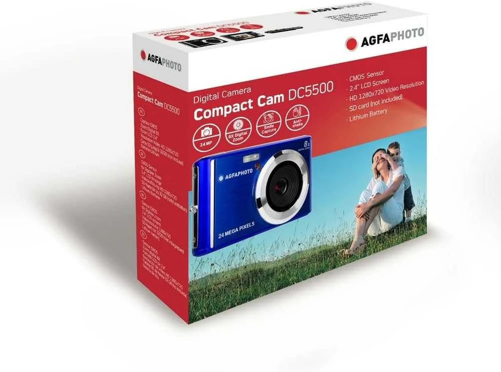 „AgfaPhoto Realishot DC5500“ mėlynas fotoaparatas