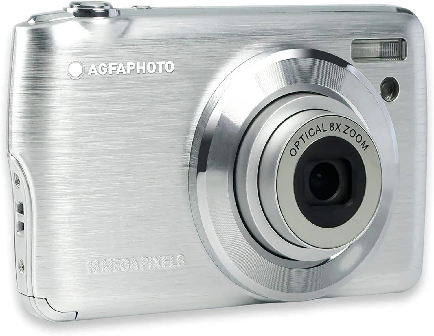 AgfaPhoto Agfa Photo DC8200 Sidabrinė + etui + karta SD 16GB