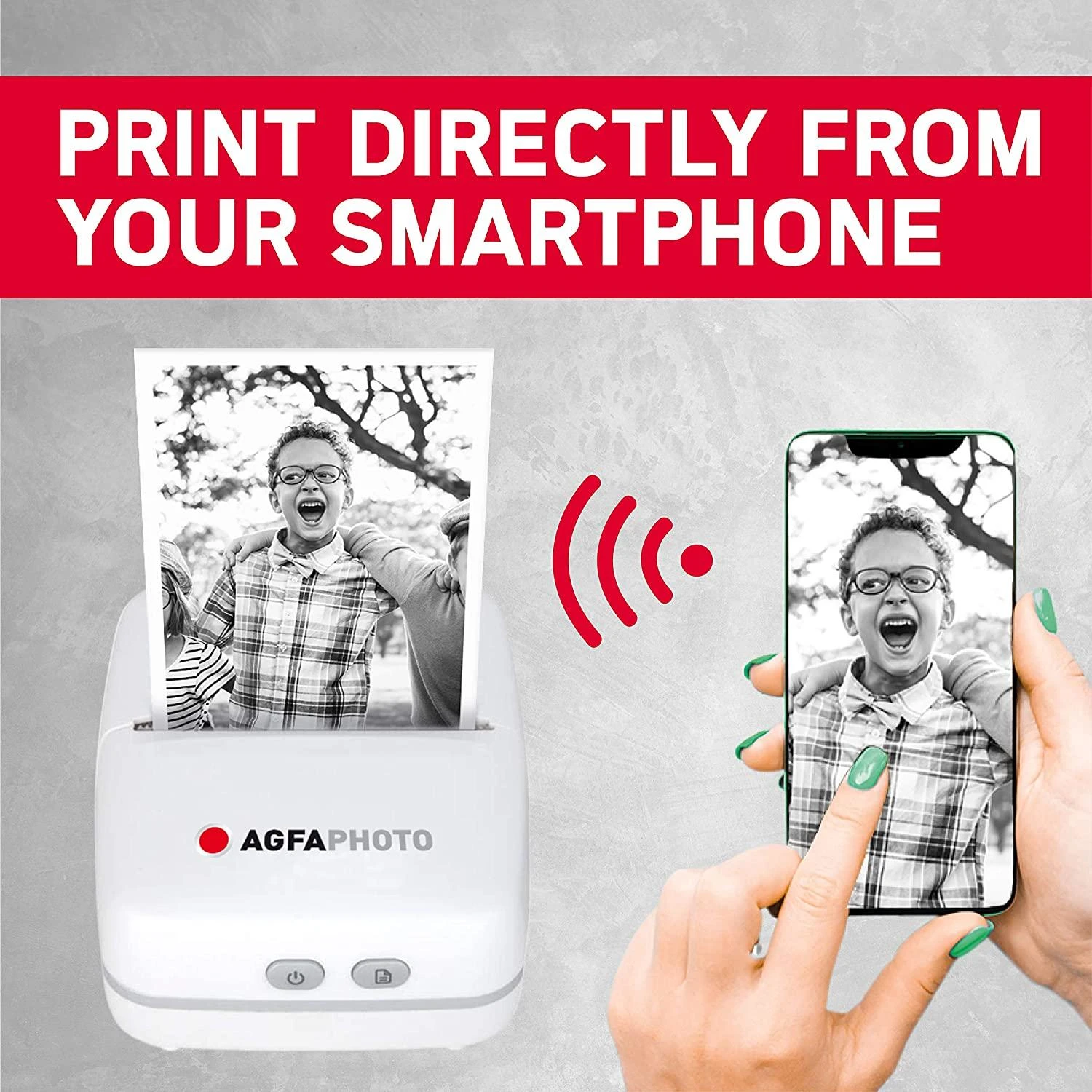 AgfaPhoto Realpix Pocket Spausdintuvas baltas APOCPWH
