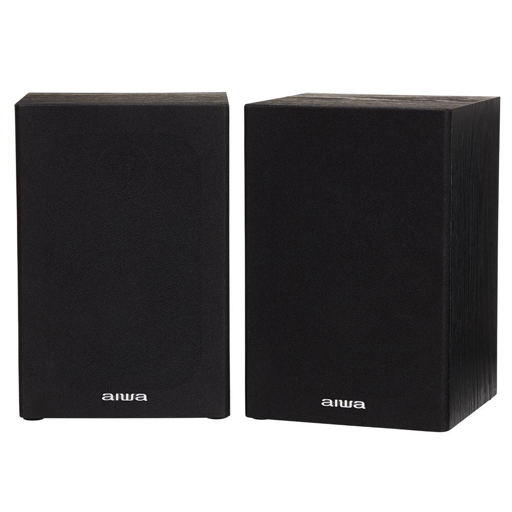 Aiwa Hi-Fi mikro garso sistema 20W RMS su Bluetooth/CD/USB grotuvu ir FM radiju, juoda