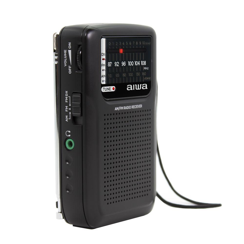 Aiwa Radijo imtuvas FM/AM su 3.5mm lizdu, juodas