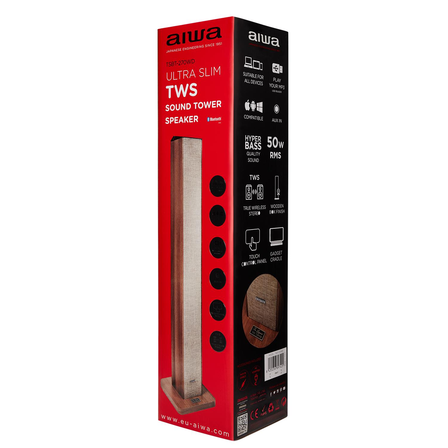 Kompiuterio kolonėlės Kolumna Aiwa TSBT-270WD 50 W