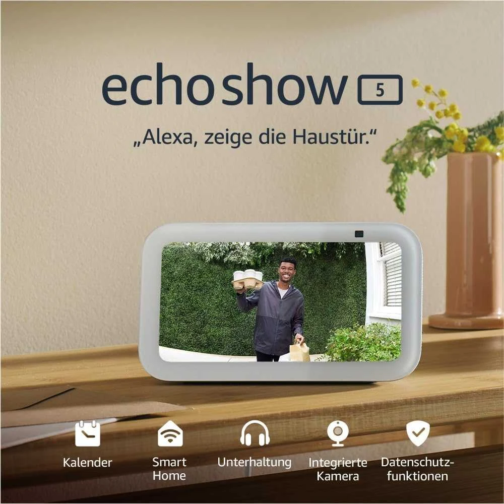 Amazon Echo Show 5 (3 kartos), balta