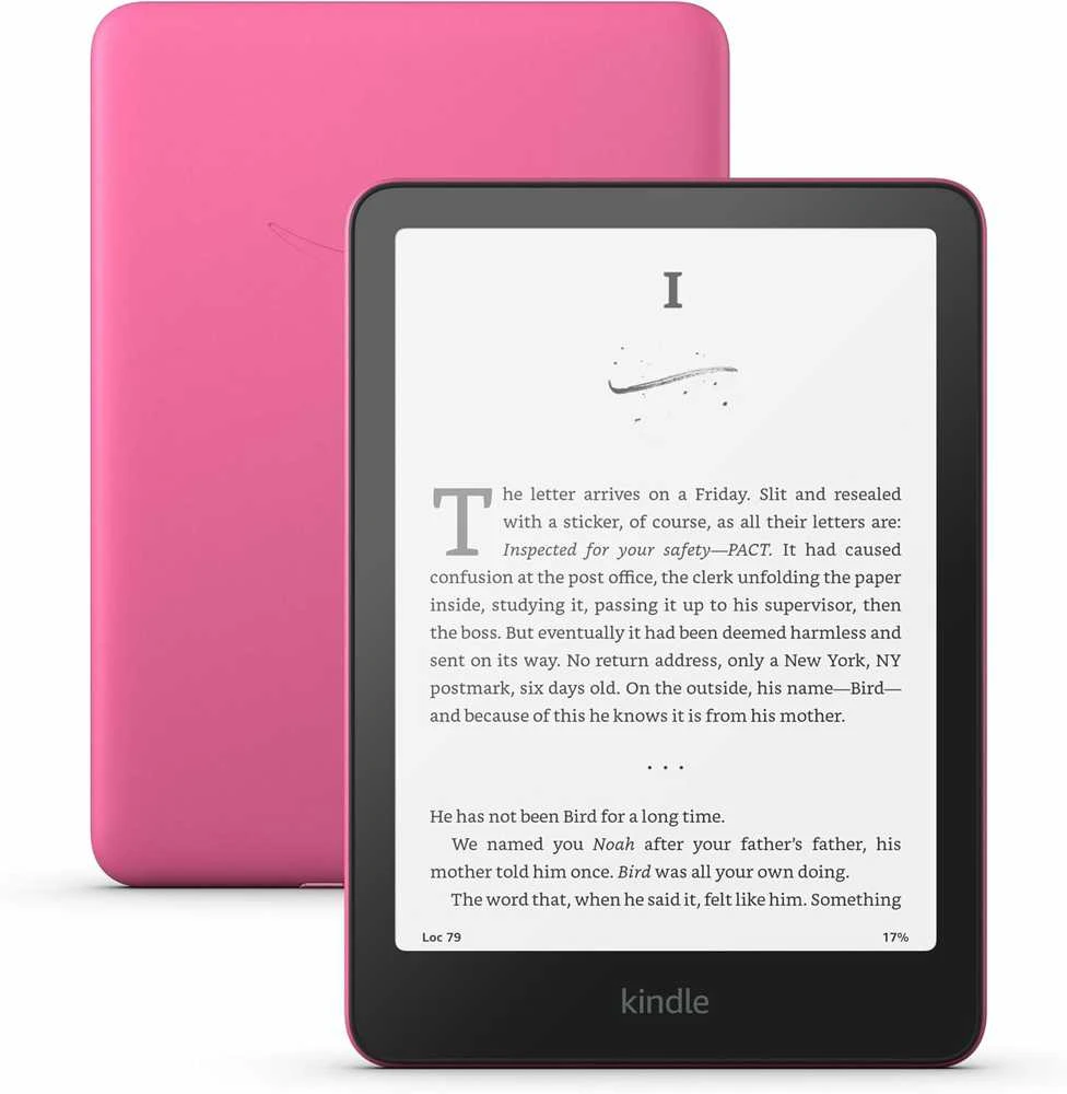 Elektroninė skaityklė Amazon Kindle Paperwhite (2024, 12 karta) 7", 16 GB, rožinė | su reklamomis